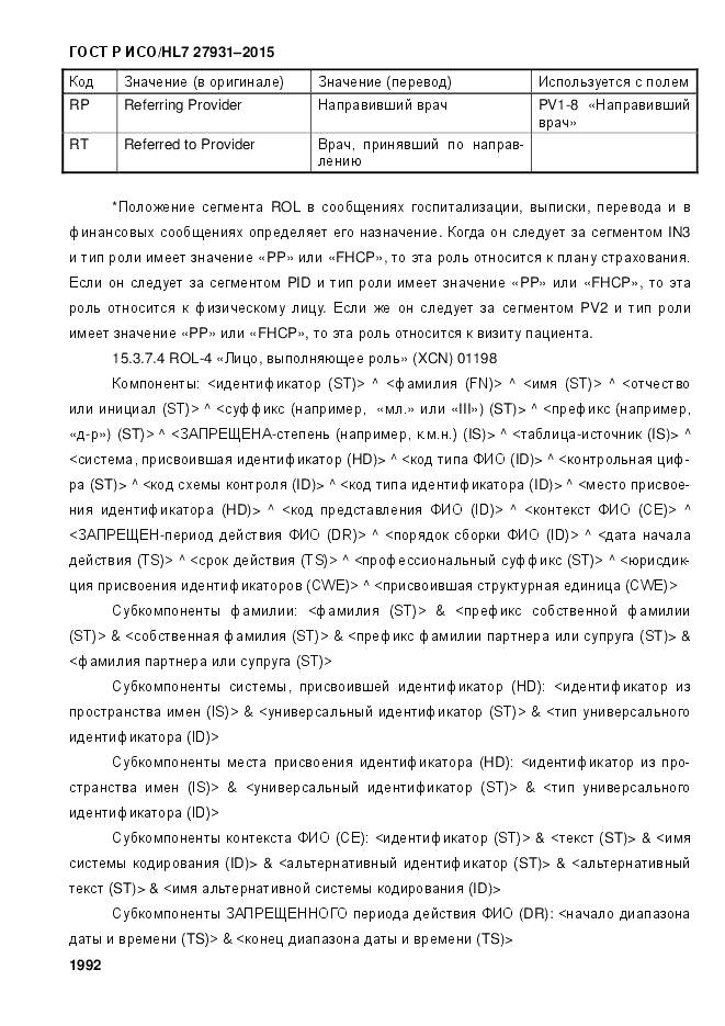 ГОСТ Р ИСО/HL 7 27931-2015, страница 1999